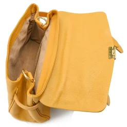 J. W. Hulme Co Blair Lock Satchel Pebble Leather><noscript><img width=