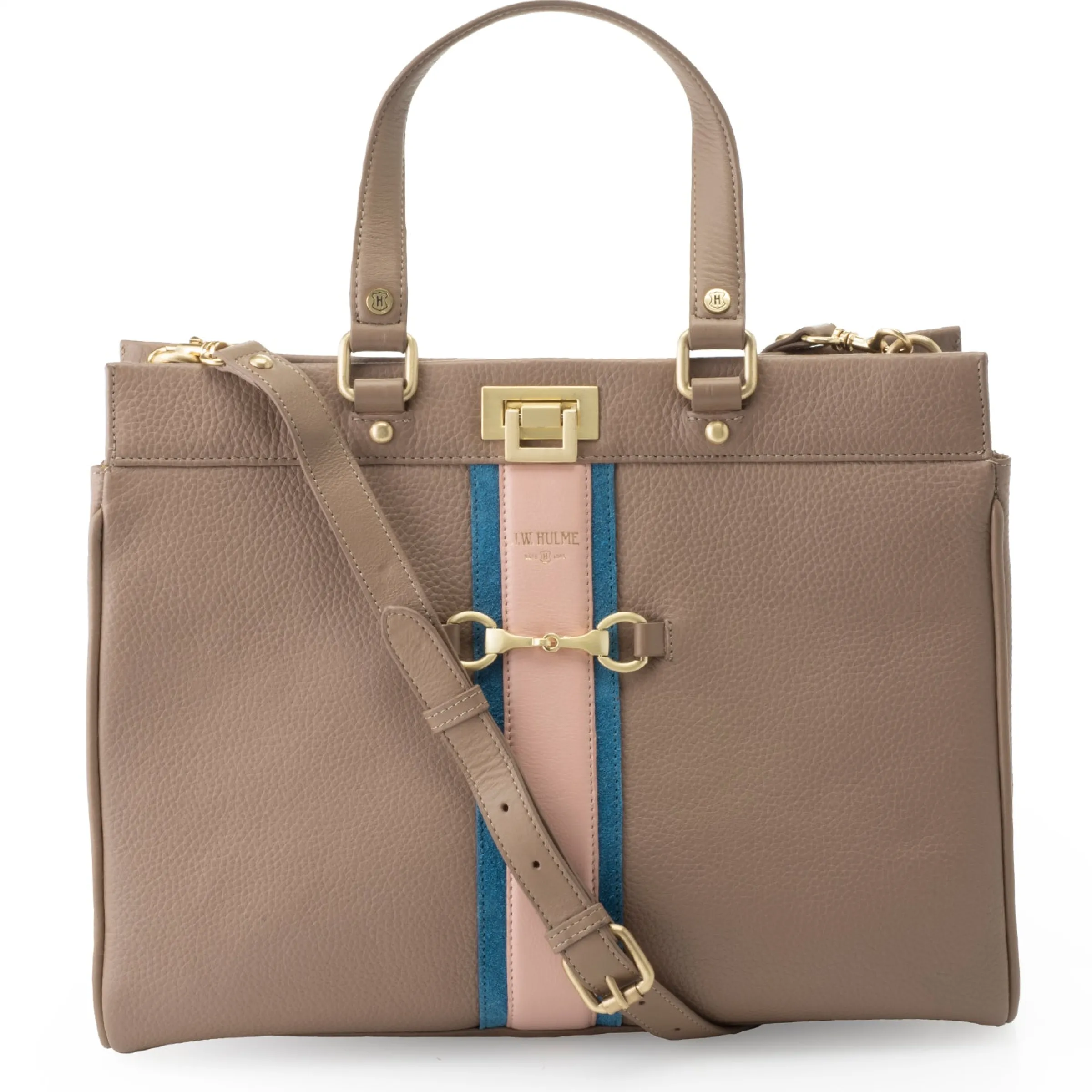 J. W. Hulme Co Celia Leather Tote W/Shoulder Strap> Totes