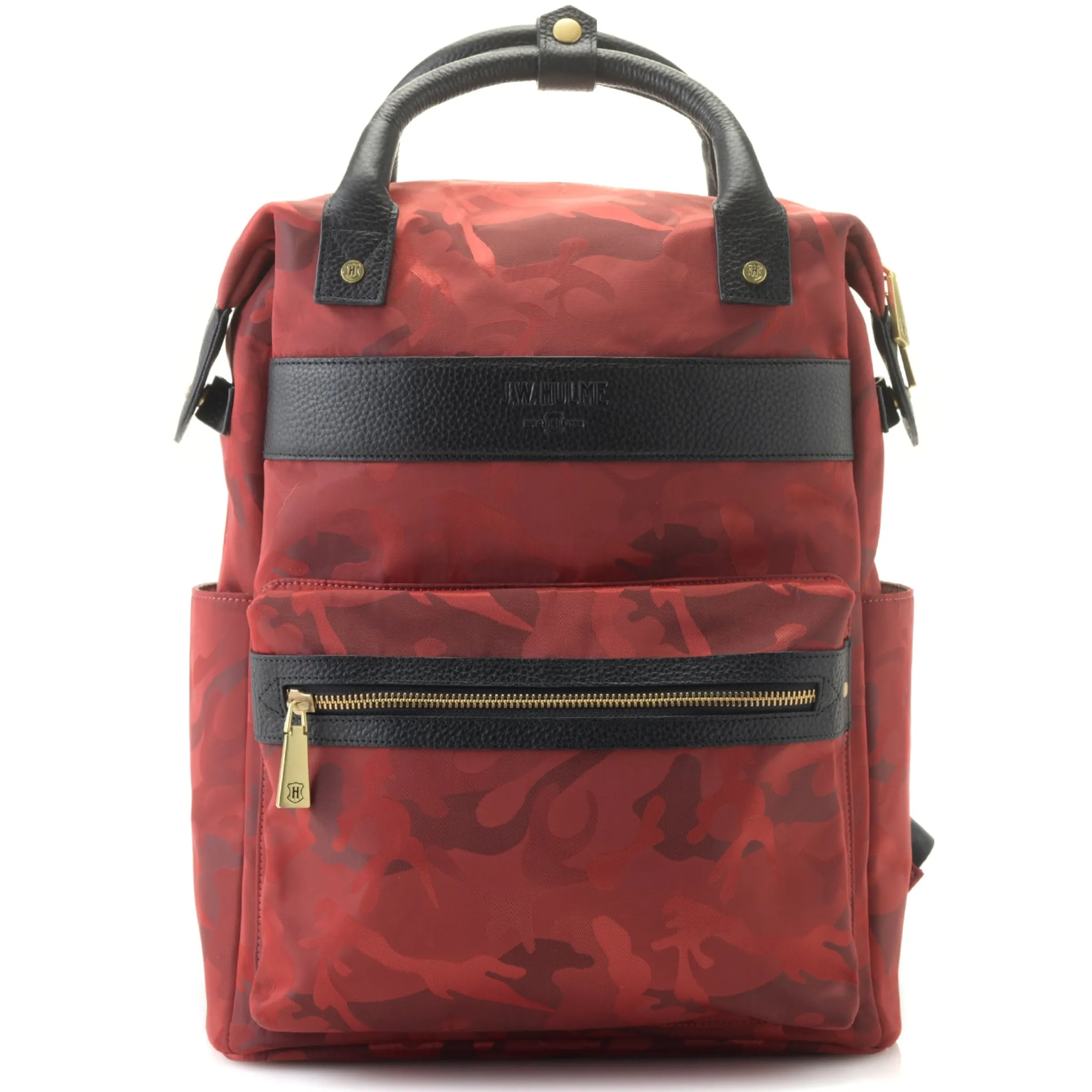 J. W. Hulme Co Chelsea Leather Trimmed Nylon Backpack> Backpacks