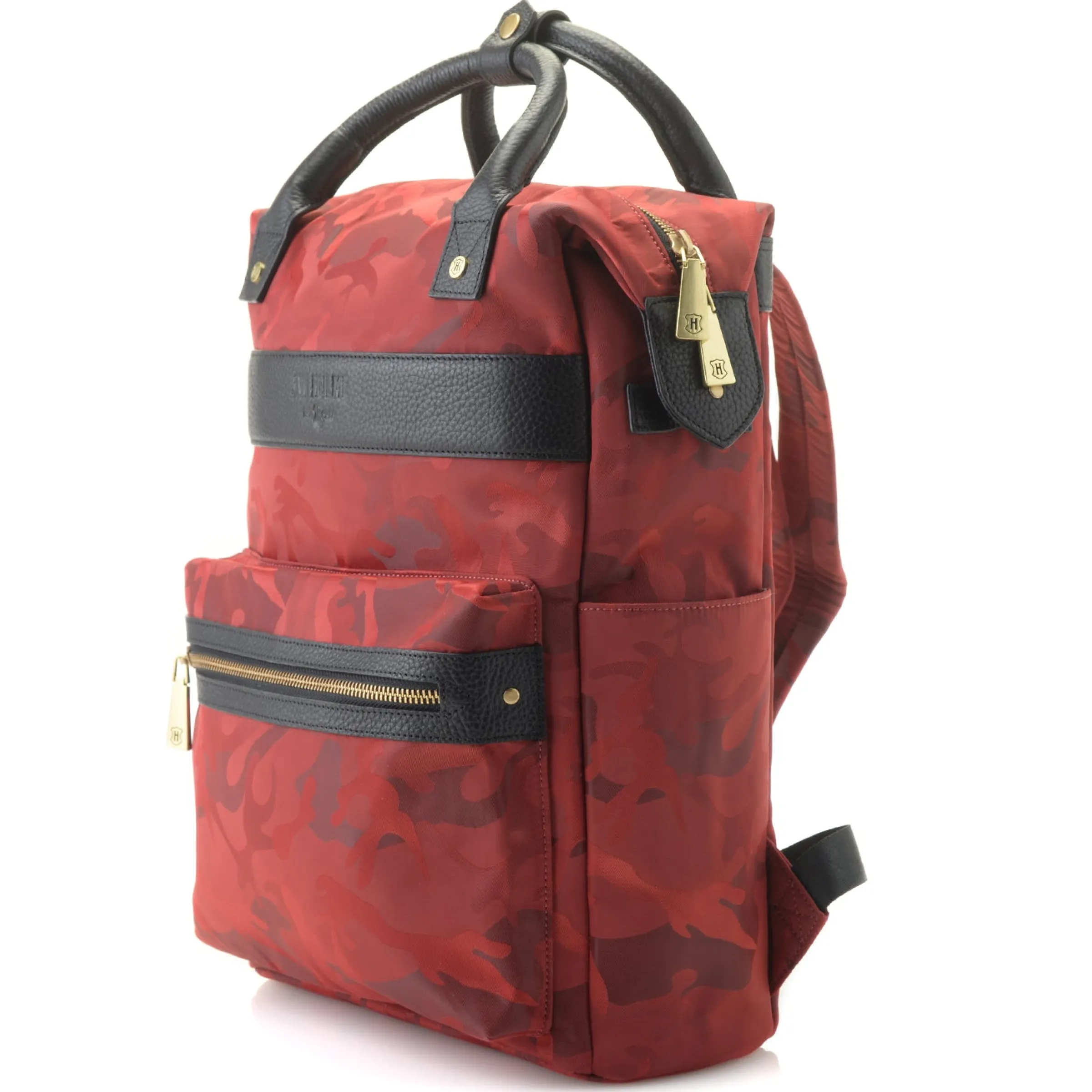 J. W. Hulme Co Chelsea Leather Trimmed Nylon Backpack> Backpacks