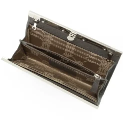 J. W. Hulme Co Dylan Leather Frame Wallet Clutch><noscript><img width=
