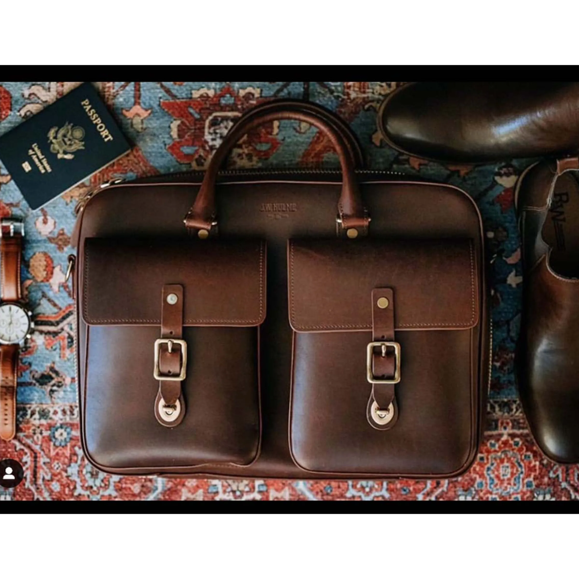 J. W. Hulme Co Editor Briefcase With Trolley Sleeve V1> Briefcases