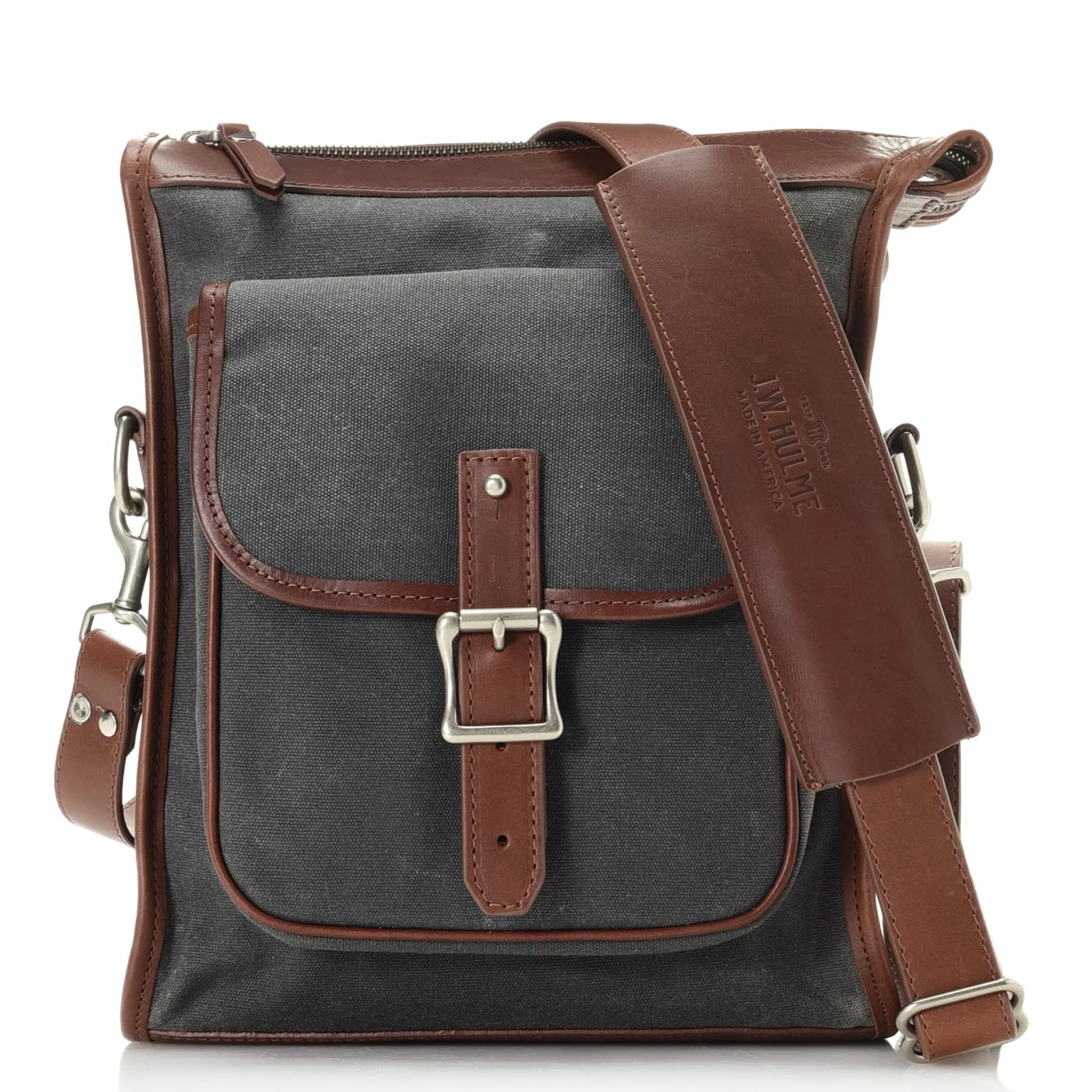 J. W. Hulme Co Editor Correspondent Canvas Bag> Crossbody