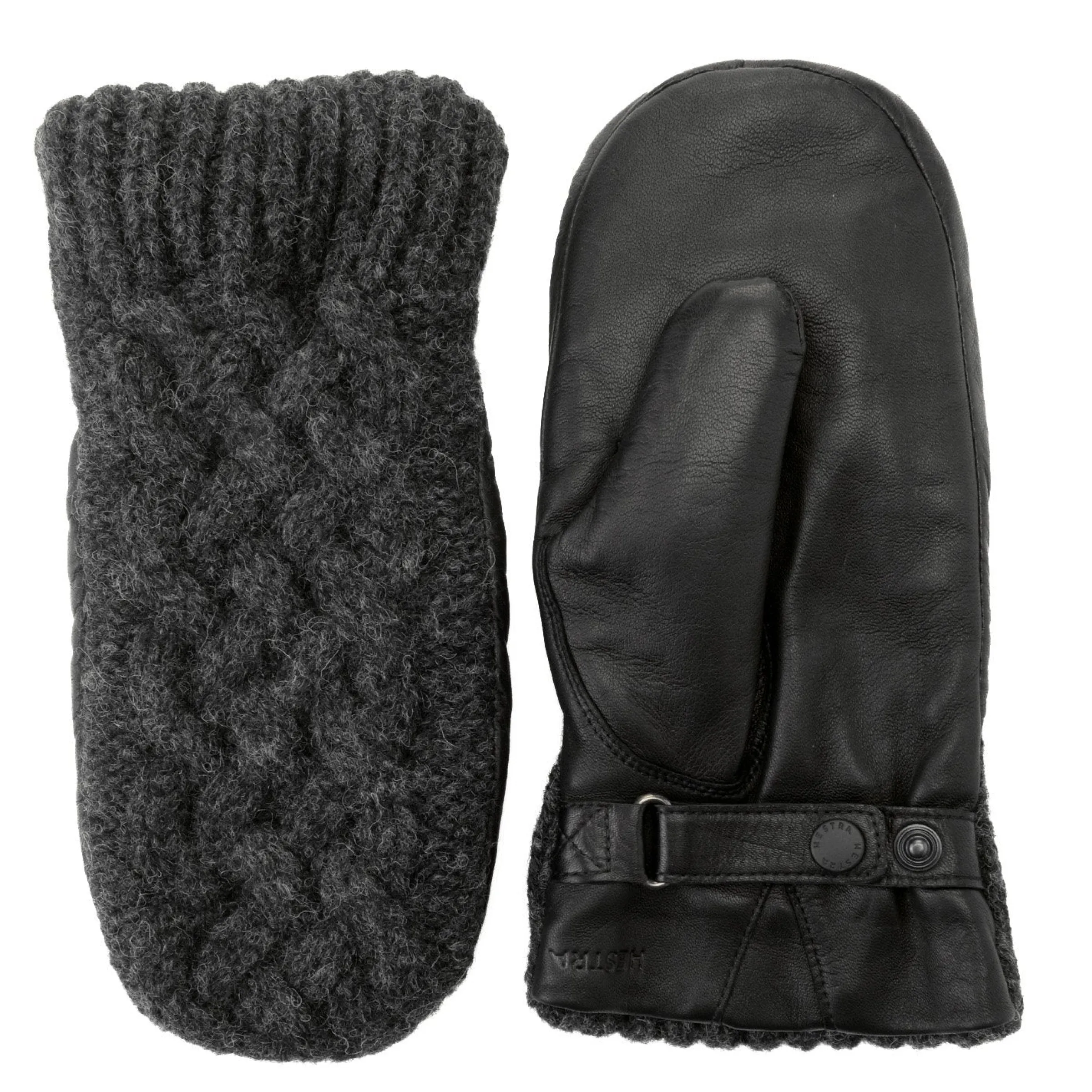 J. W. Hulme Co Hestra Ragnhild Cable Knit Leather Mitten>Men Outerwear