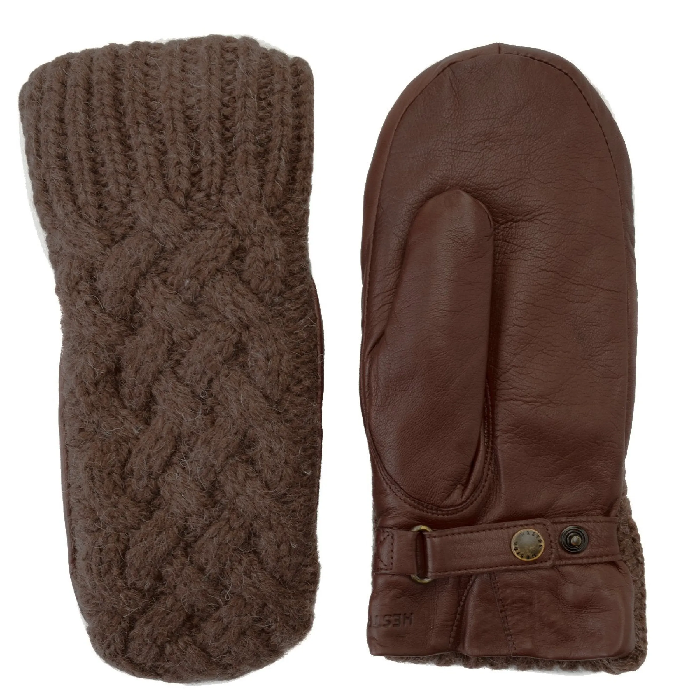 J. W. Hulme Co Hestra Ragnhild Cable Knit Leather Mitten>Men Outerwear