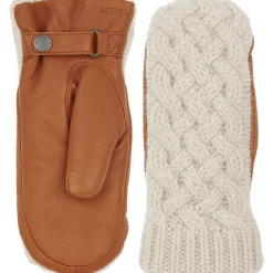 J. W. Hulme Co Hestra Ragnhild Cable Knit Leather Mitten>Women Outerwear