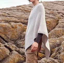 J. W. Hulme Co Irelandseye Avonberg Cable Neck Poncho><noscript><img width=