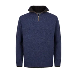 J. W. Hulme Co Irelandseye Knitted Lambswool Half Zip Sweater Men's>Men Outerwear