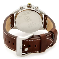 J. W. Hulme Co 45Mm Quartz Chronograph Leather Strap Watch Men's><noscript><img width=
