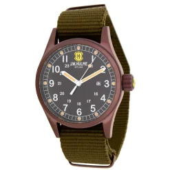 J. W. Hulme Co 42Mm Quartz Date Nylon Strap Watch Men's><noscript><img width=