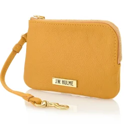 J. W. Hulme Co Pearl Zip Wristlet Pouch Pebble Leather><noscript><img width=