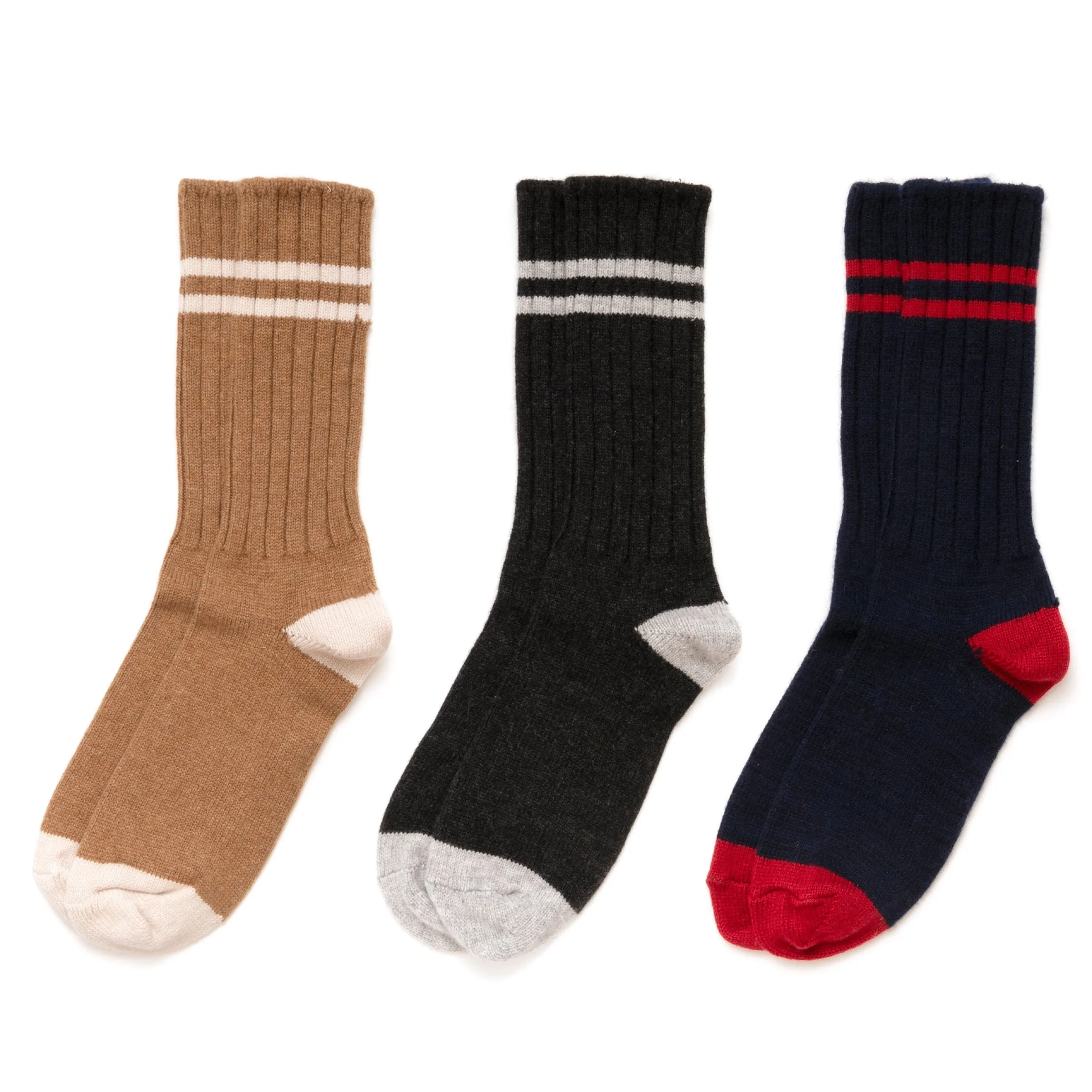 J. W. Hulme Co American Trench Cashmere Double Stripe Socks>Men Accessories