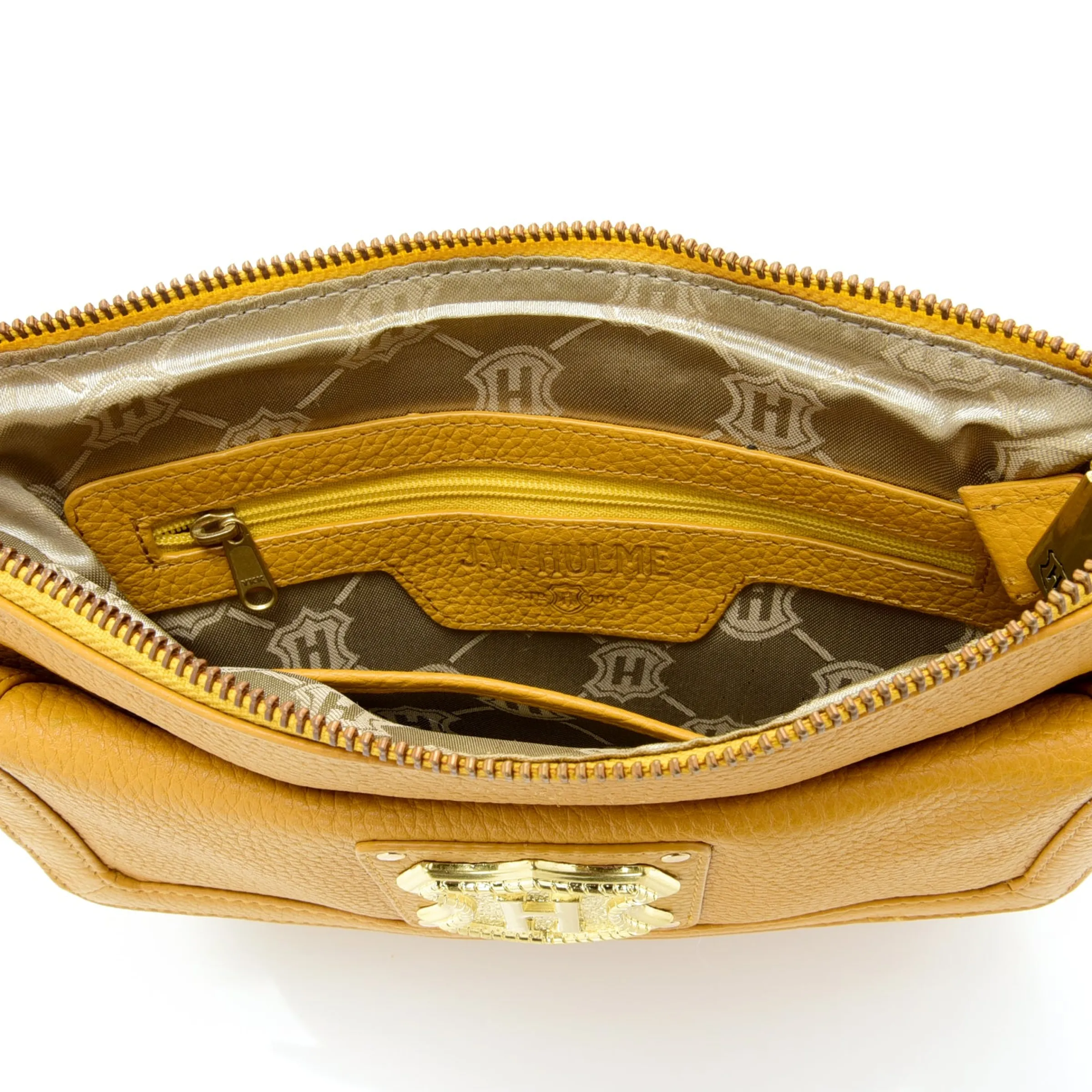 J. W. Hulme Co Crest Leather Crossbody> Crossbody