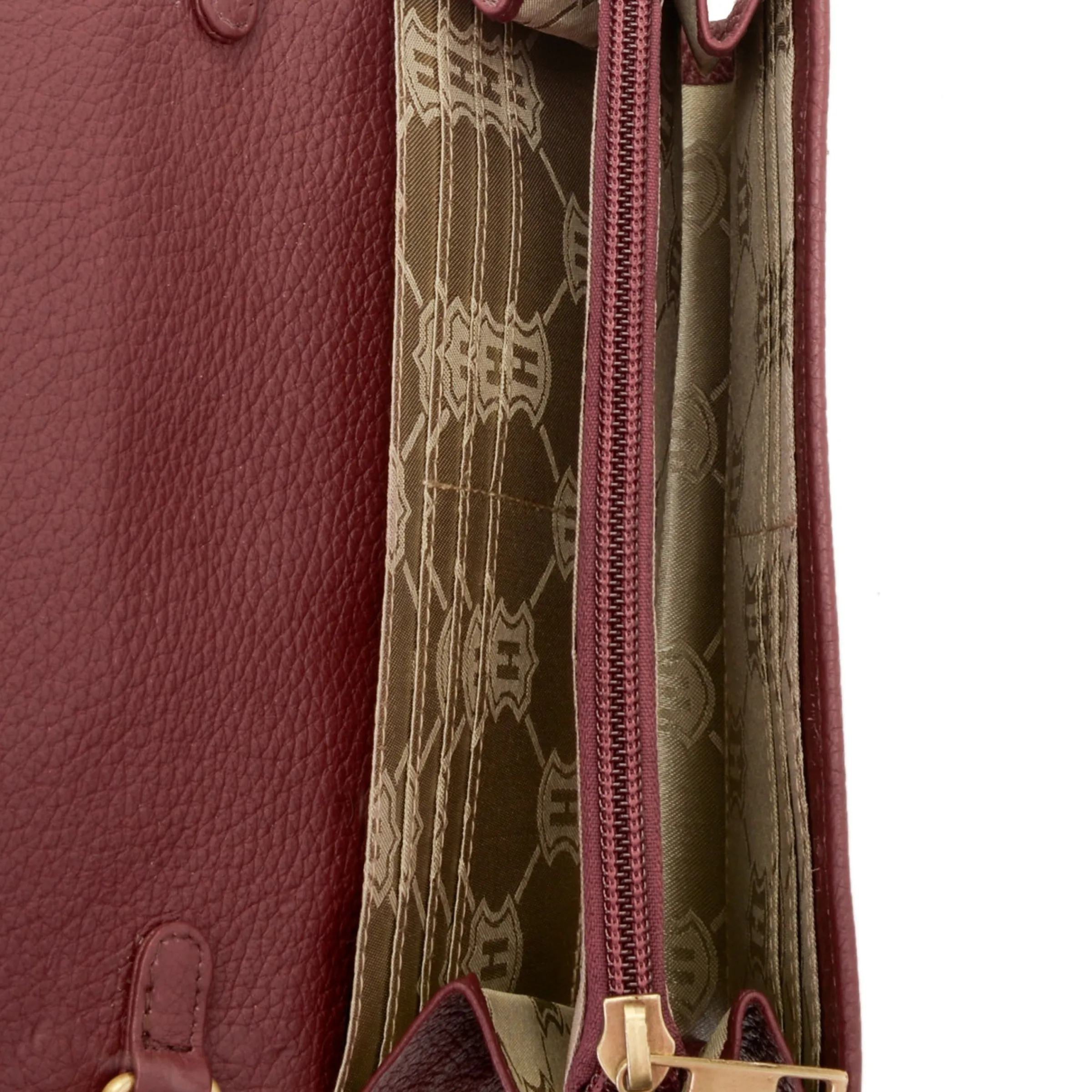 J. W. Hulme Co Crest Leather Rfid Crossbody Wallet> Pouches & Wallets