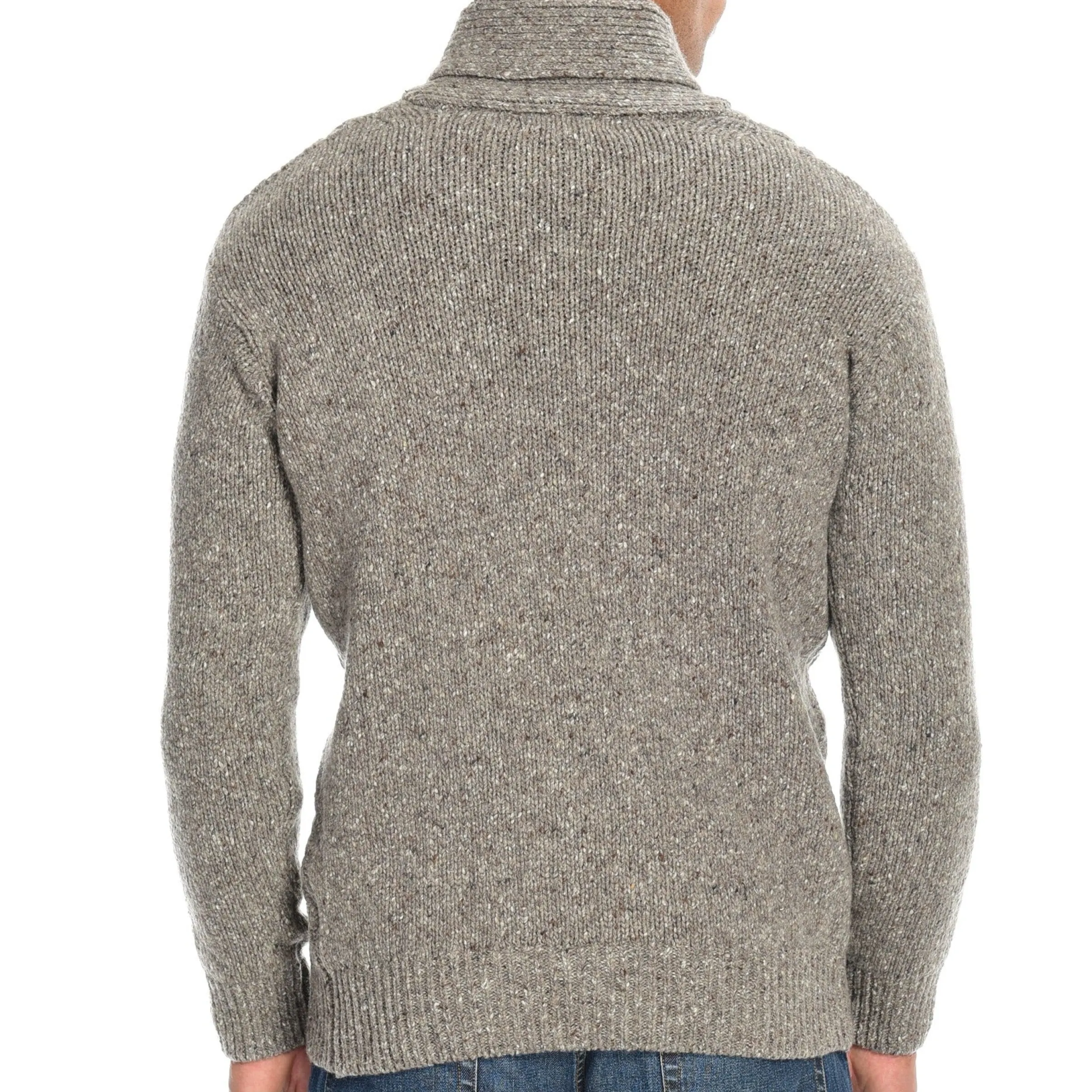 J. W. Hulme Co Irelandseye Knitted Clonard Shawl Collar Cable Pullover>Men Tops
