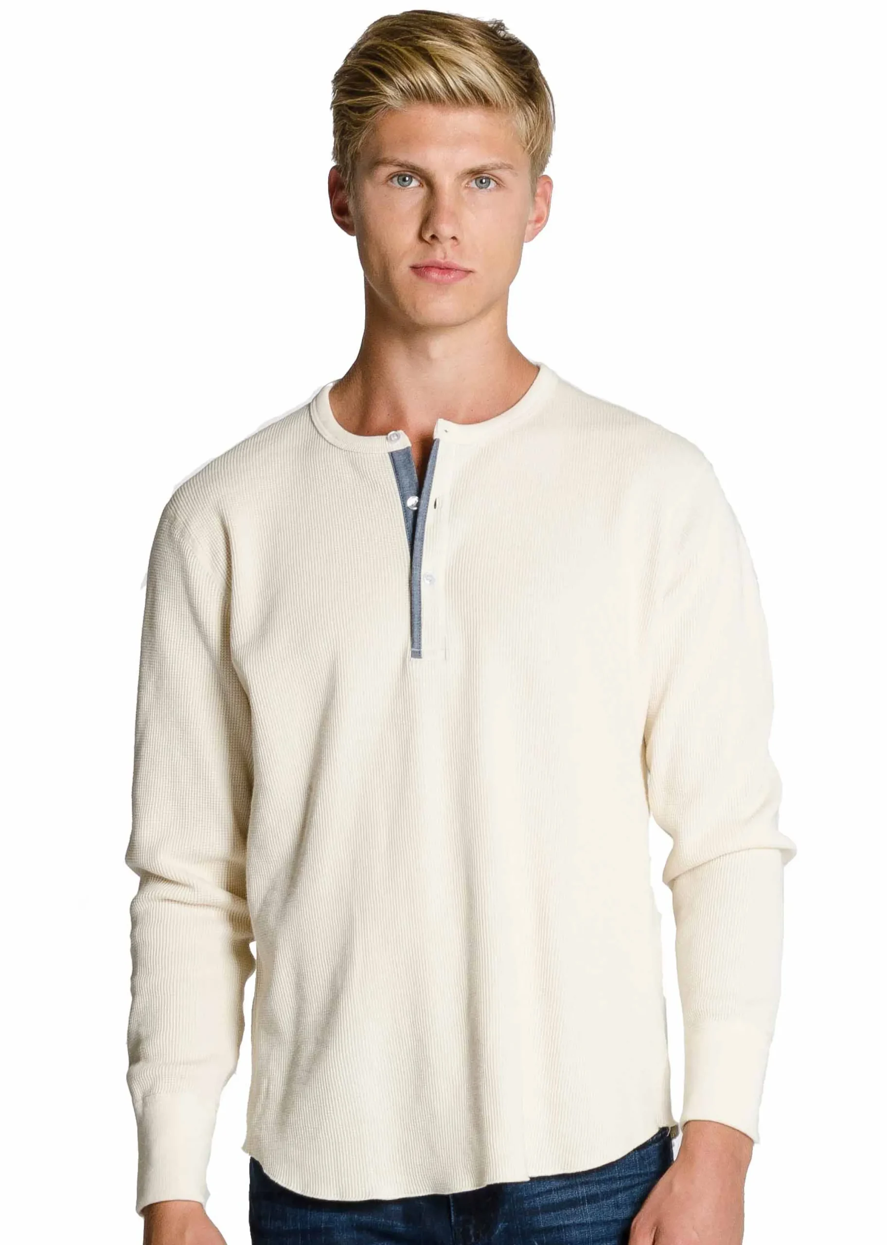J. W. Hulme Co Redwood Classics Harrison 3-Button Henley>Men Tops